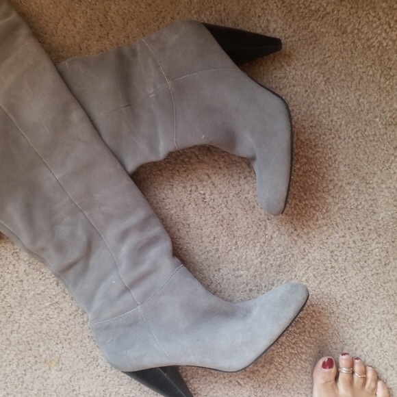 Bcbg Generation Grey Over the Knee Boot size 7 - Picture 2 of 5